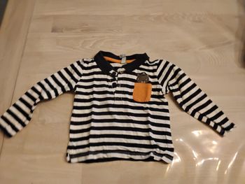 Polo manches longues 24 mois