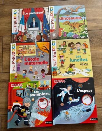Lot livres mes p’tits docs et kididoc