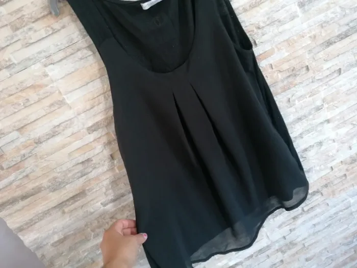 Top / haut noir fluide taille S gemo #Vêtements_femmes_krocaro - photo numéro 6