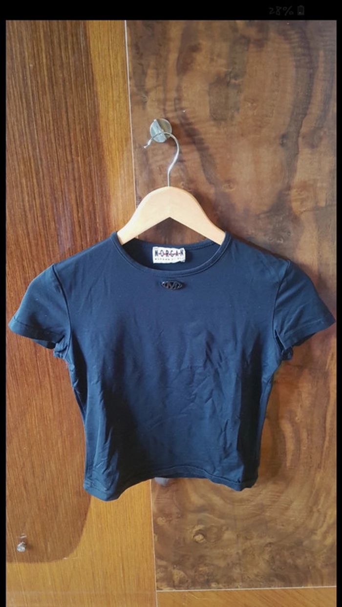 Tee shirt Morgan noir