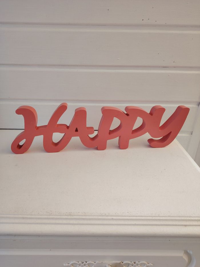 🙂Décoration Murale "HAPPY" - Maisons du Monde - photo numéro 1