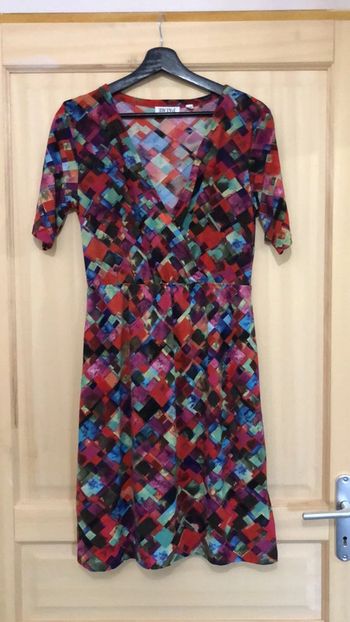 Robe multicolore