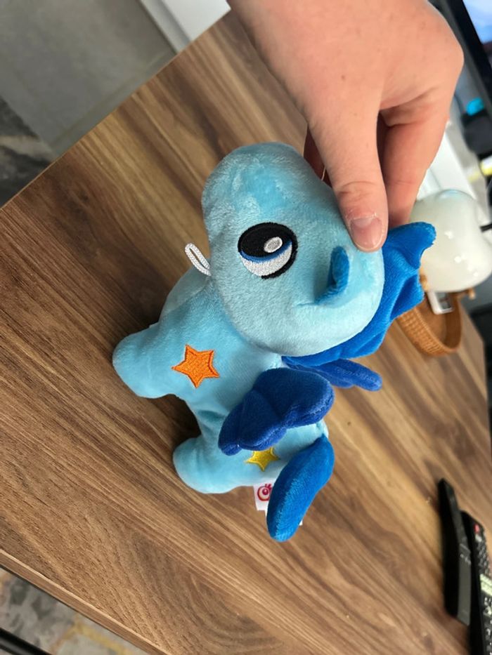 Peluche licorne bleu neuve - photo numéro 2