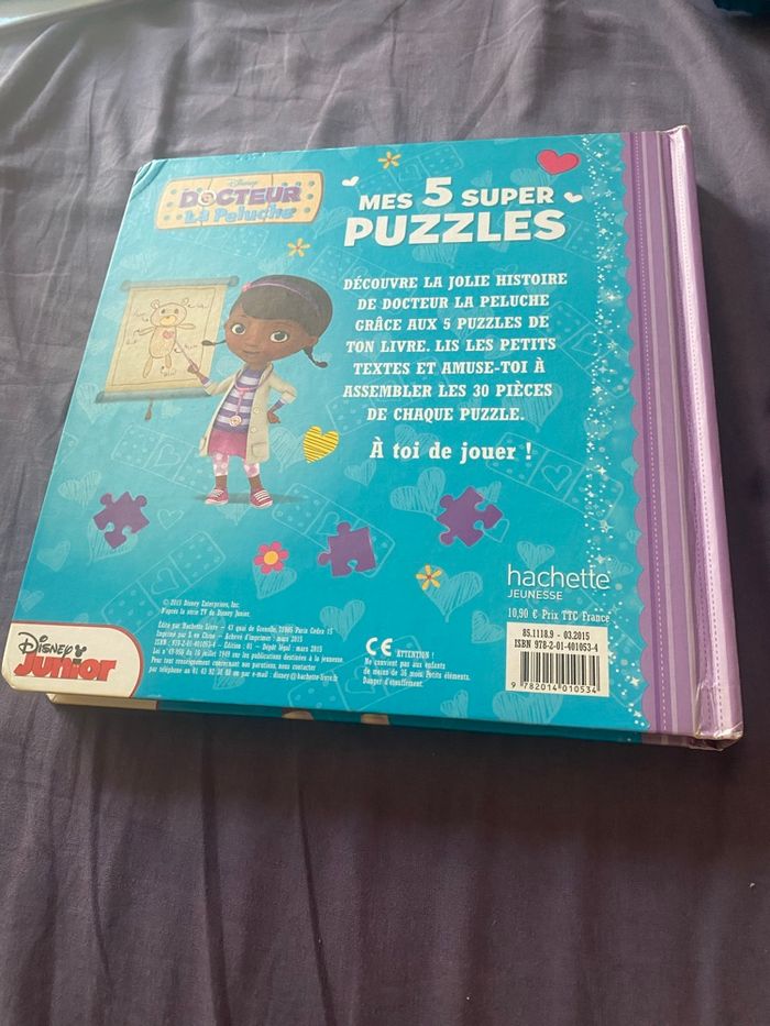 Livre Disney puzzle Docteur la peluche - photo numéro 5