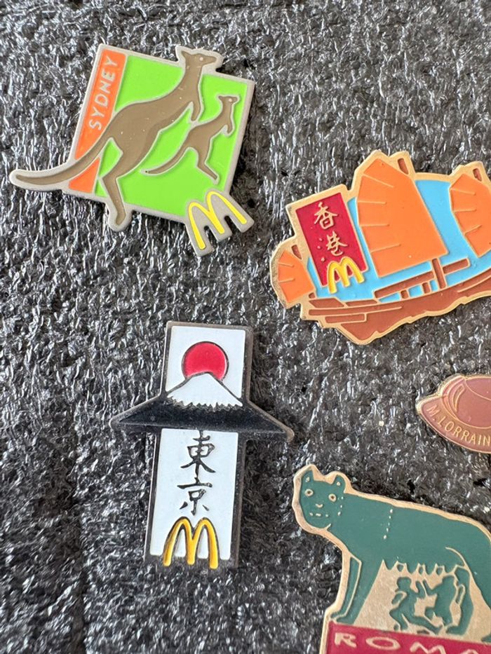 Lot 8 pin’s Mac donalds - photo numéro 2