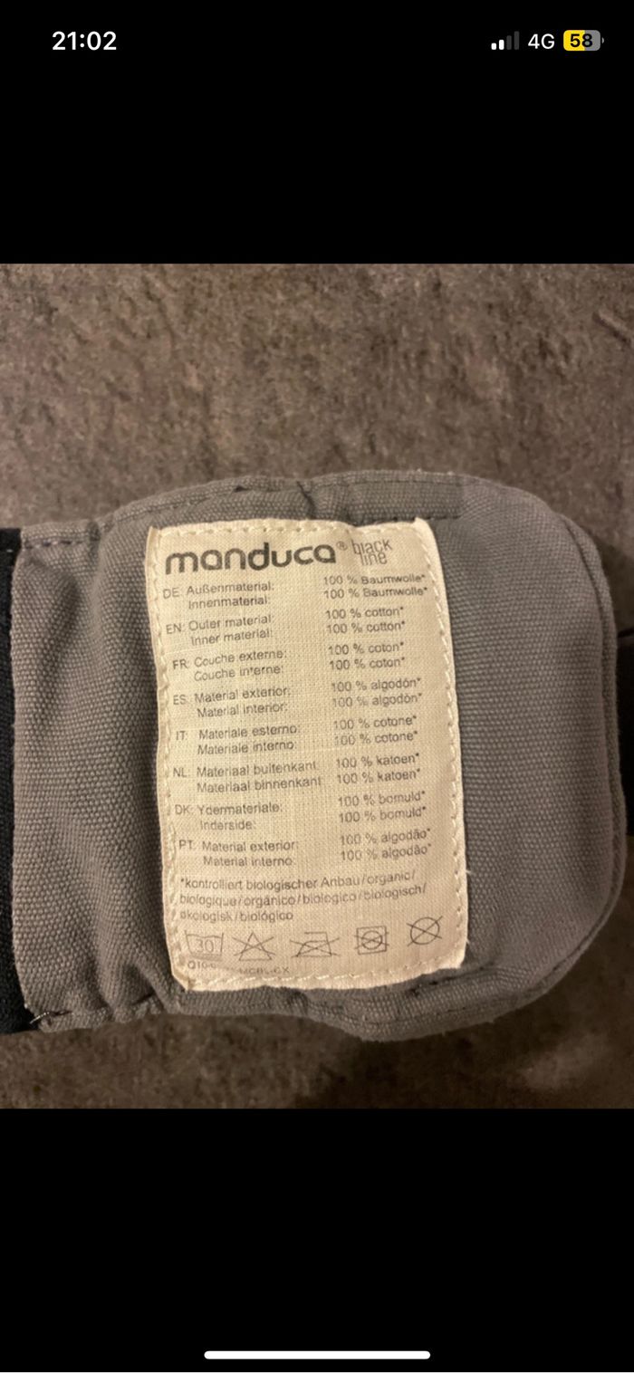 Porte-bébé Manduca Blackline - photo numéro 3