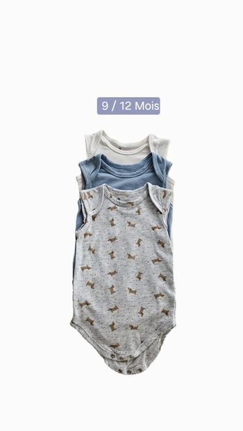 Lot de bodies 9 mois
