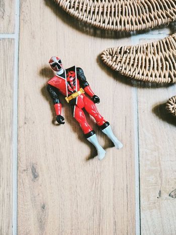 🙅 Power rangers ninja steel figurine articulée du ranger rouge