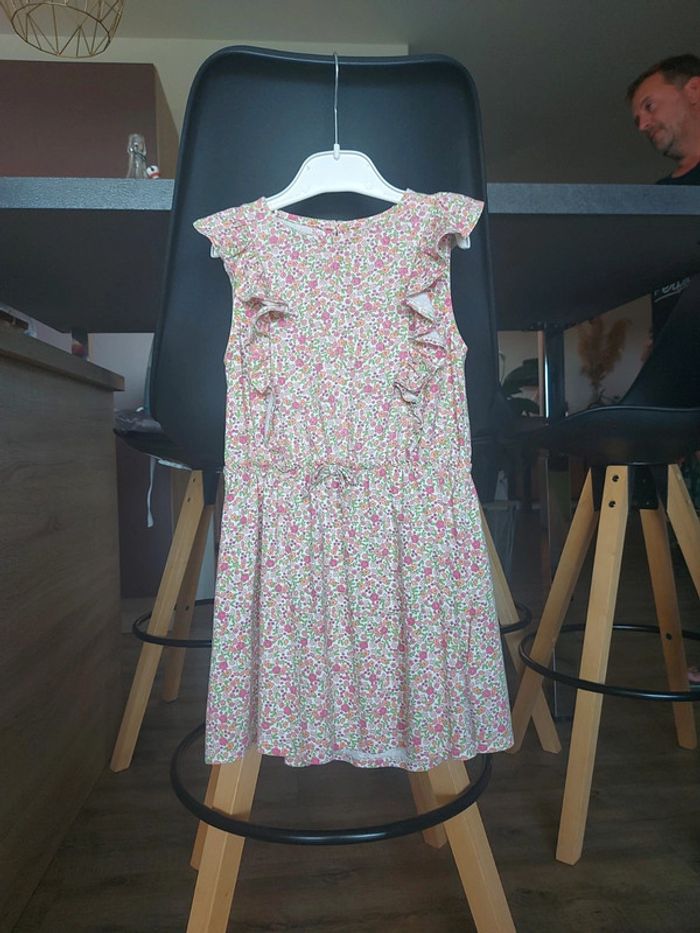 Robe fleurie rose Vertbaudet 6 ans - photo numéro 2