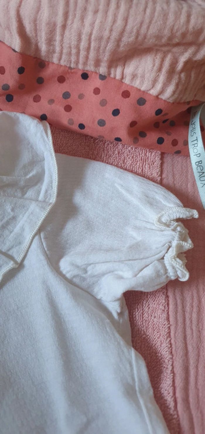 Tee-shirt Kiabi col pierrot taille 18 mois - photo numéro 2