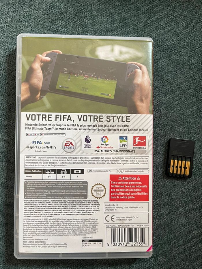 Jeu fifa 18 switch - photo numéro 4