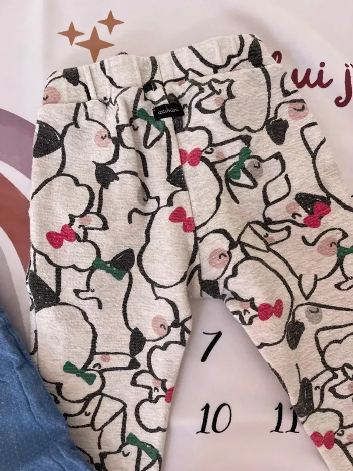 Lot de 2 pantalons bébé fille – Taille 18 mois / 80-81 cm 👖👶 - photo numéro 5