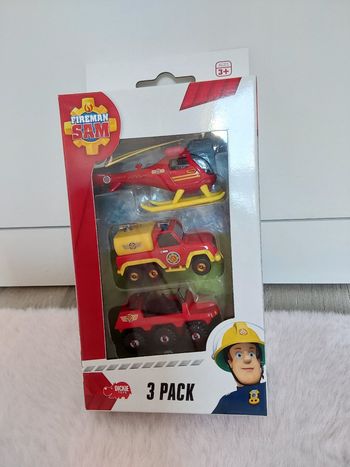 Pack 3 véhicules miniatures Sam le Pompier- neuf