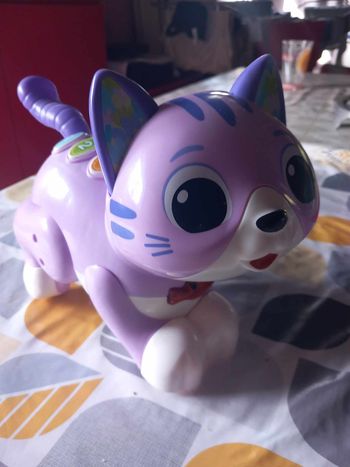 Chat violet interactif Vtech