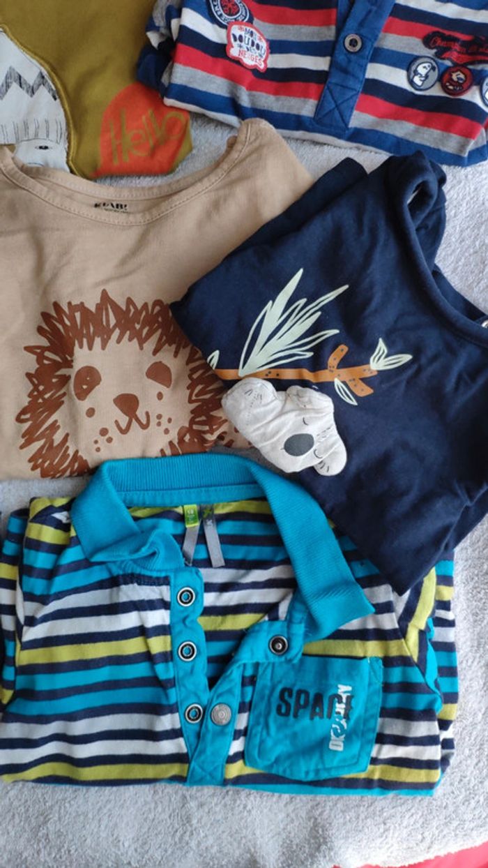 Lot de 12 t-shirts manches longues - photo numéro 5