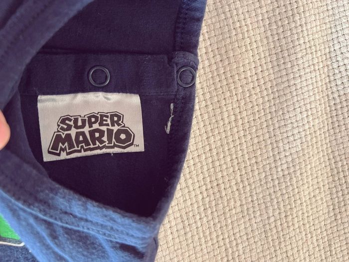 Ensemble pyjama super mario 18 mois bleu marine - photo numéro 4
