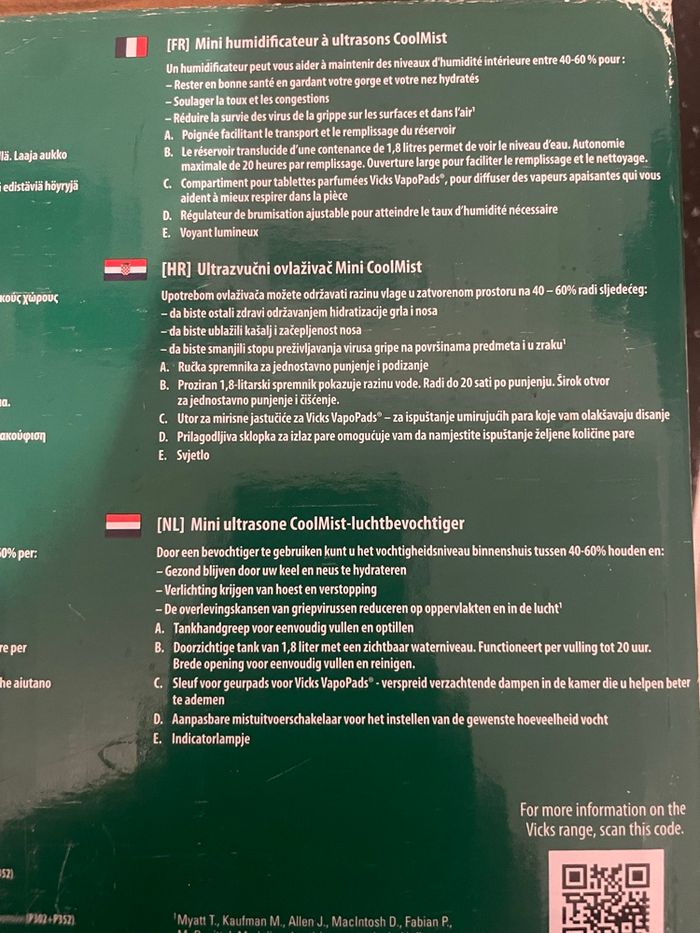 Humidificateur d’air Vicks - photo numéro 6