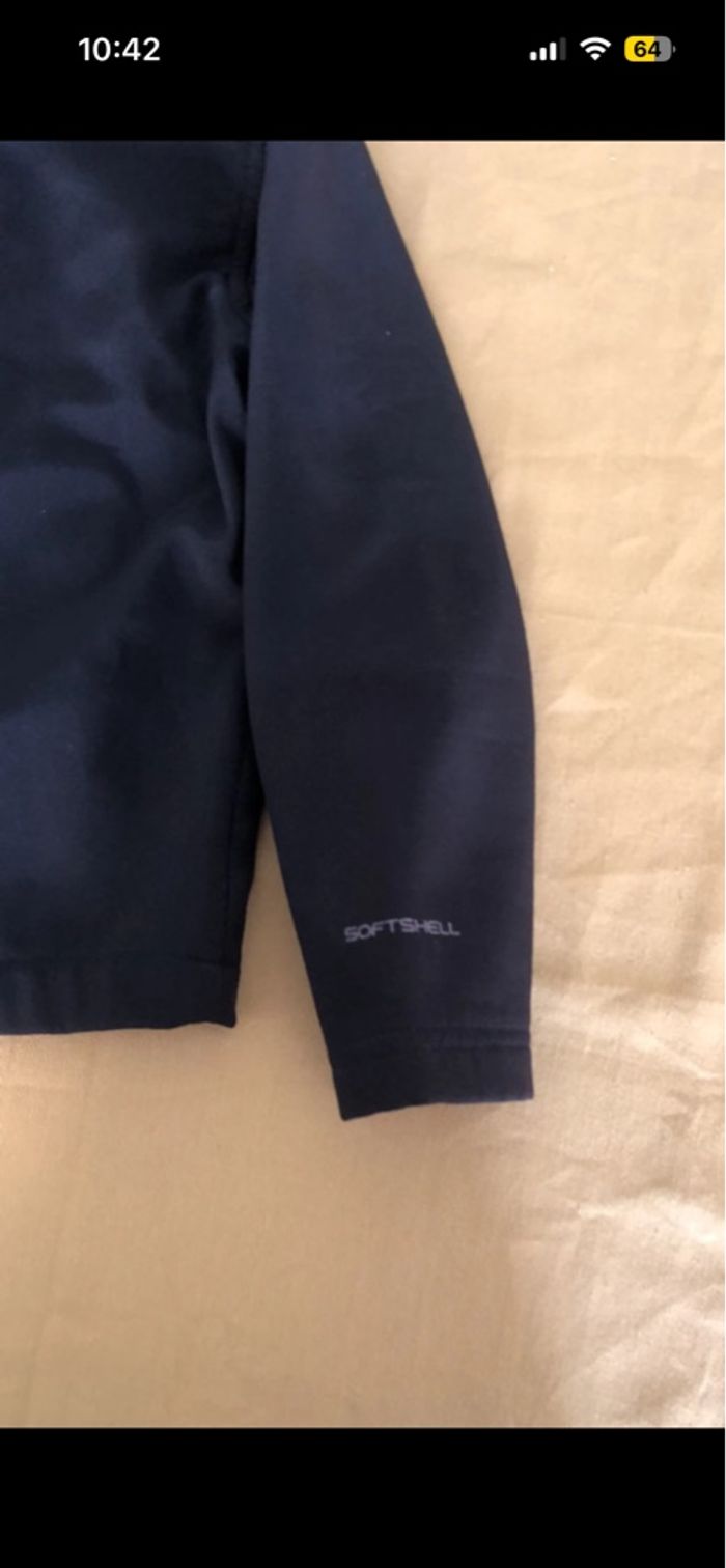 Veste imperméable Regatta noir garçon coupe vent 5/6ans - photo numéro 3