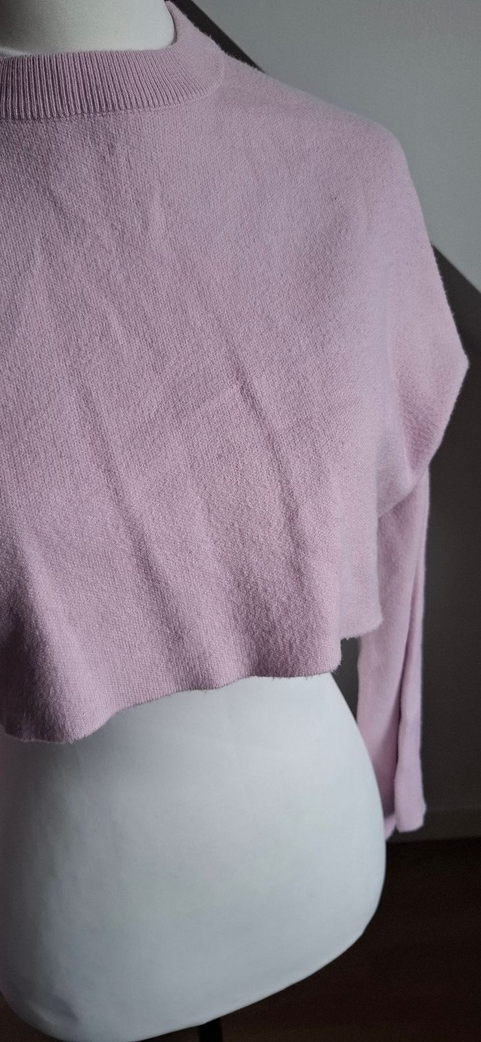 Pull court rose T.36 Zara - photo numéro 6