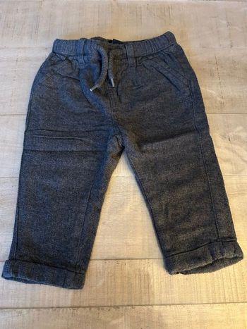 Pantalon souple gris foncé 