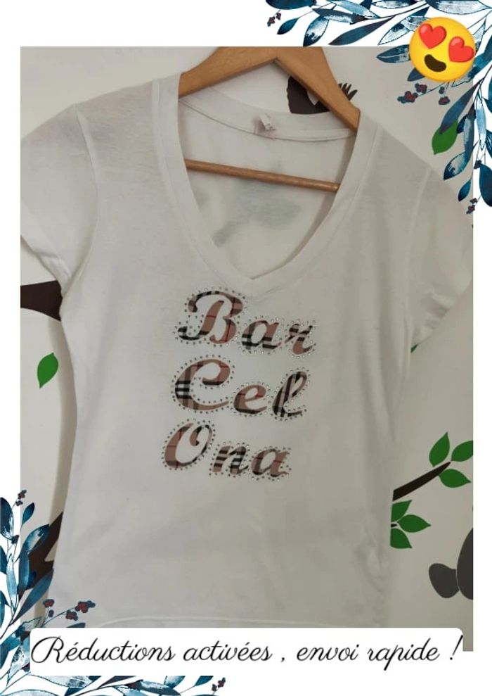 T-shirt Barcelona femme M - photo numéro 2