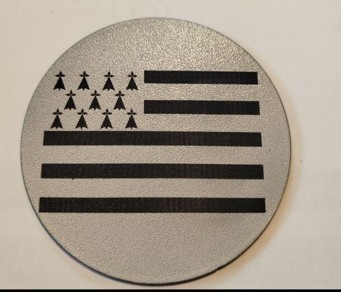 Lot de 4 Sous-verres Bretons - Impression 3D & Gravure Laser - photo numéro 1