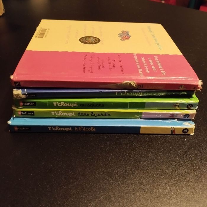 Livres Nathan enfants T'choupi une histoire a deux voix lot de 5 - photo numéro 3