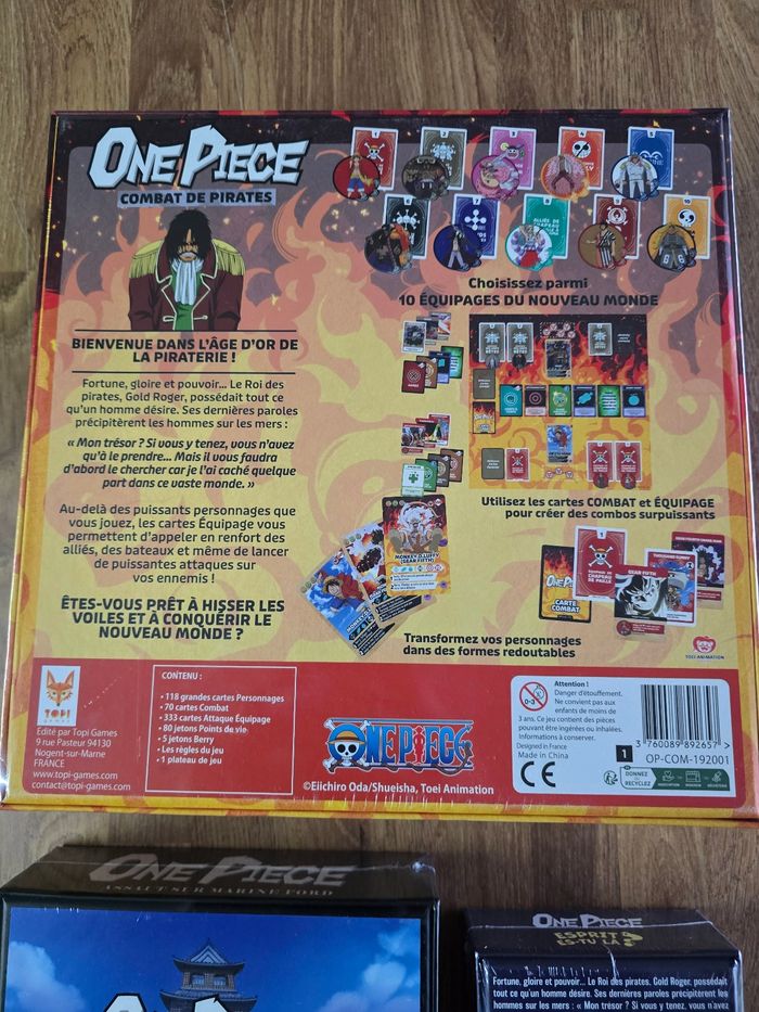 Lot 3  joués  de One Piece : Combat de Pirates neuf et emballé - photo numéro 5
