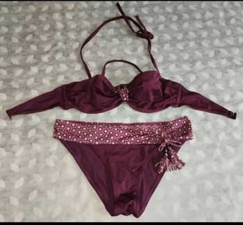 Maillot de bain 2 pièces violet