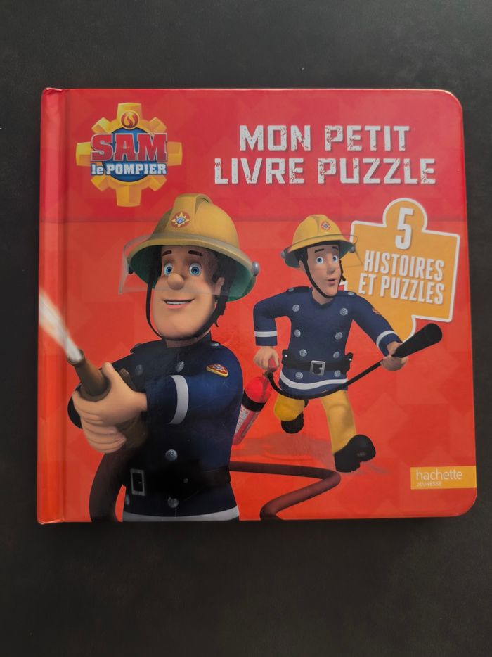 Livre puzzle Sam le pompier