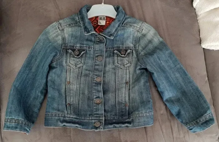 Veste en jean fille 3 ans