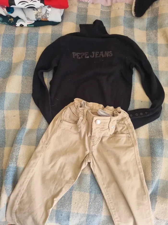 Ensemble pépé jeans fille - photo numéro 2