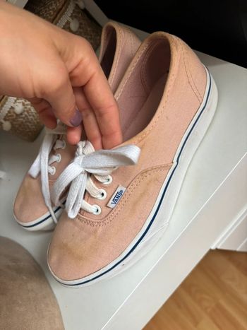 Vans plates-formes rose