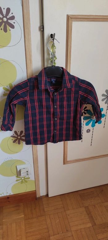 Chemise carreaux mini chou