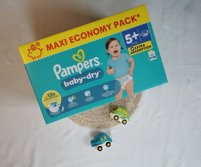 Pampers baby dry, T 5+, 88 couches
