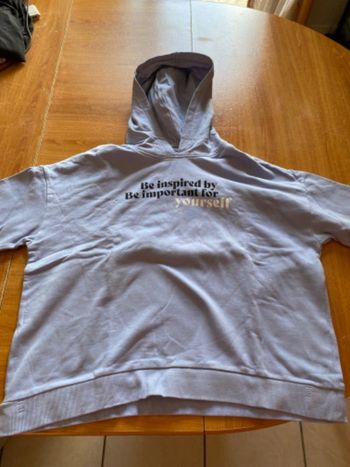 Sweatshirt bleu pastel Taille L