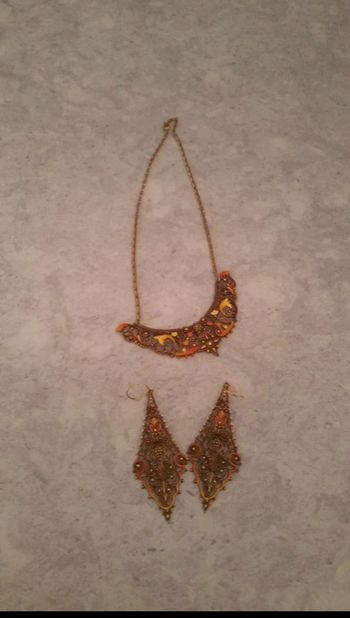 Parue collier + boucles d'oreilles