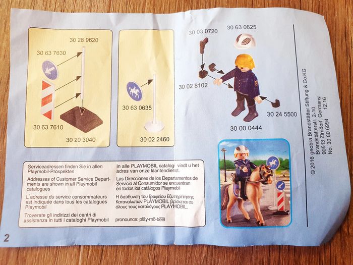 Playmobil - Policier à cheval - photo numéro 7