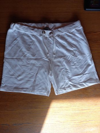 💝 - 50% Short coton blanc