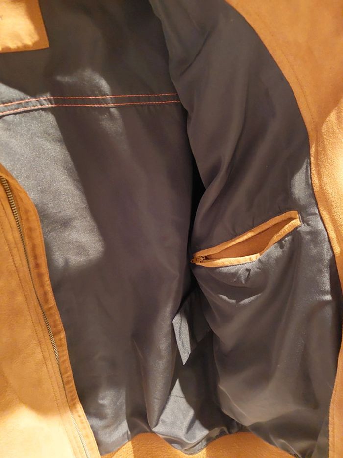 Blouson marron at company taille m - photo numéro 5
