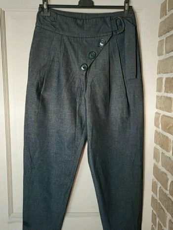 Pantalon large Naf Naf gris anthracite M 38