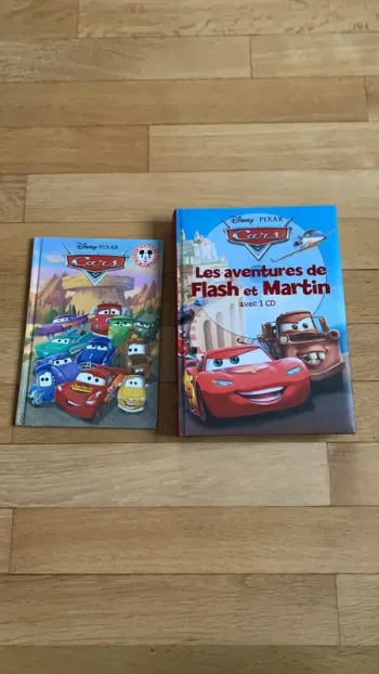 Lot livres cars pixar
