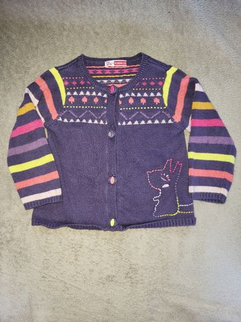 Gilet fille 12 mois Dpam