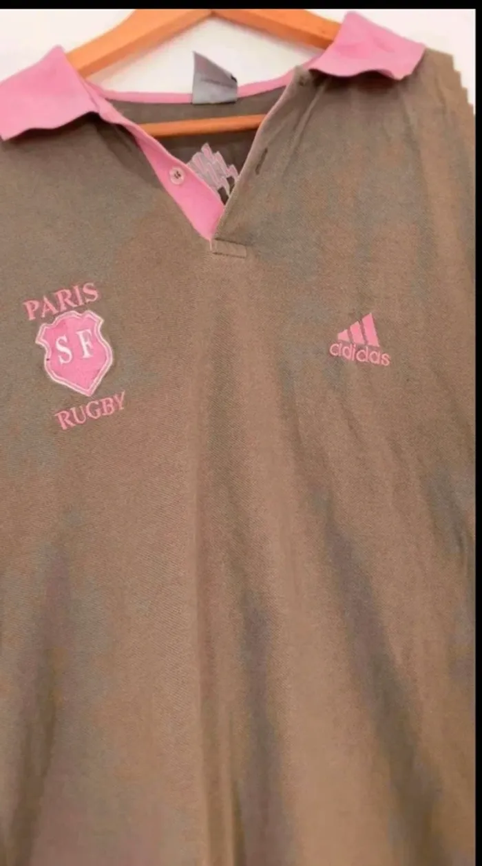 Polo Adidas – Paris Rugby – Taille L (40/42) - photo numéro 3