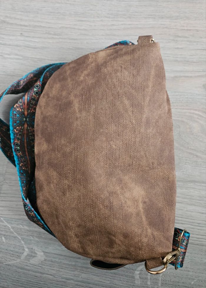 Sac banane beige marron - photo numéro 4
