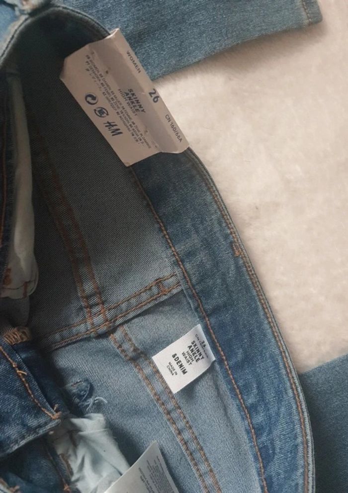 Jeans NEUF taille Haute femme 36 - S - photo numéro 3