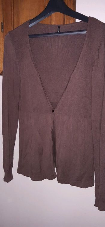 Joli gilet marron très agréable à porter