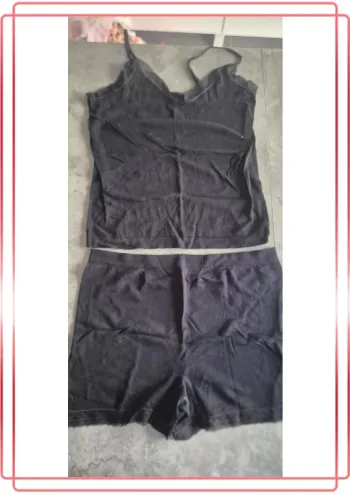 Pyjama short deux pièces femme