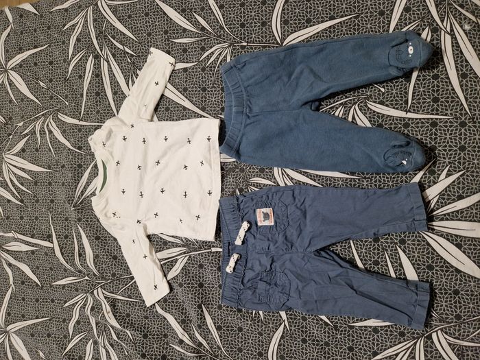 Ensemble haut 2 pantalons