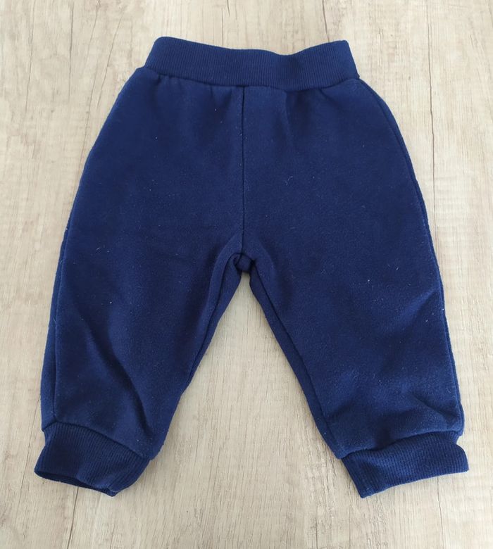 Jogging molleton bleu marine garçon taille 6 mois